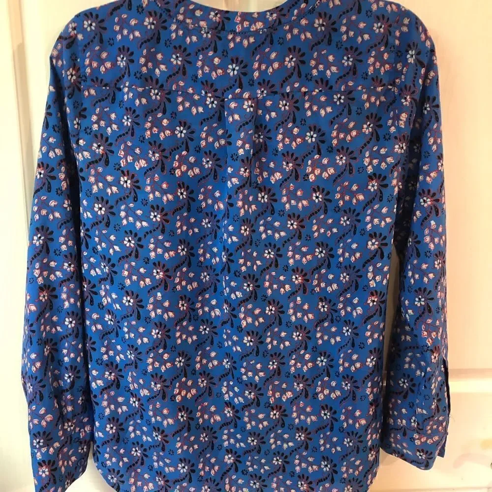J. Crew floral blouse
